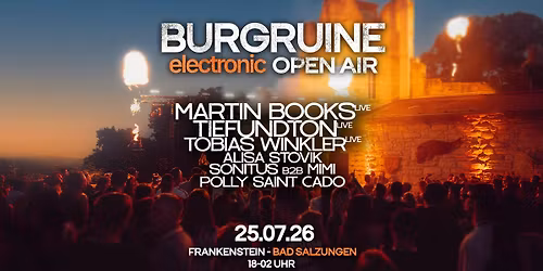 BURGUINE electronic OPEN AIR 2026 I BURG FRANKENSTEIN I BAD SALZUNGEN I 25.07