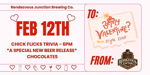 Chick Flicks Trivia - Rendezvous Junction Brewing Co