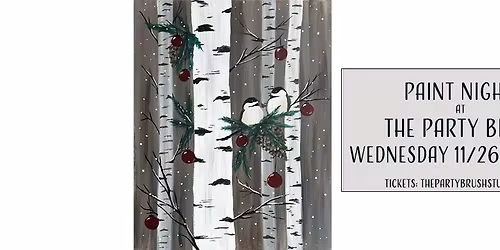 Wednesday 11\/26 Paint Night! at The Party Brush, Owego