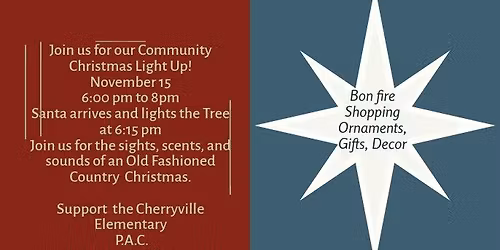 Annual Cherryville Community Christmas Light Up 