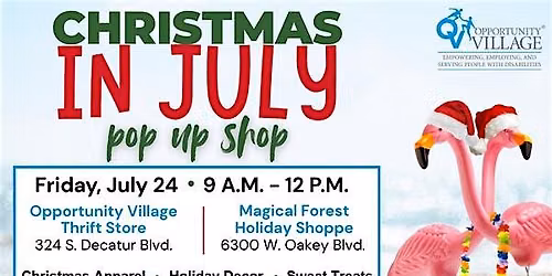 Christmas in July Pop-Up Shop