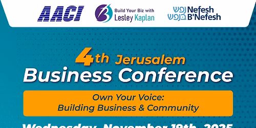 AACI-NBN 4th Jerusalem Business Conference