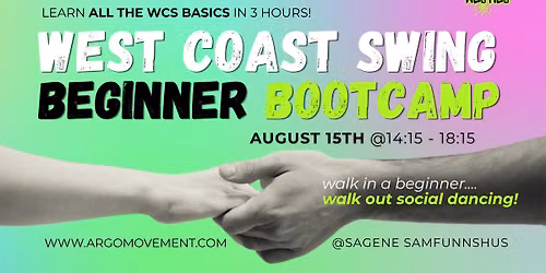 West Coast Swing Beginner Bootcamp