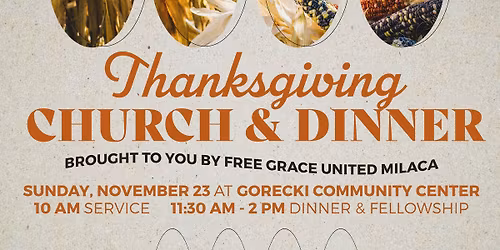 Church and Community Thanksgiving Dinner