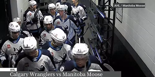 Calgary Wranglers at Manitoba Moose