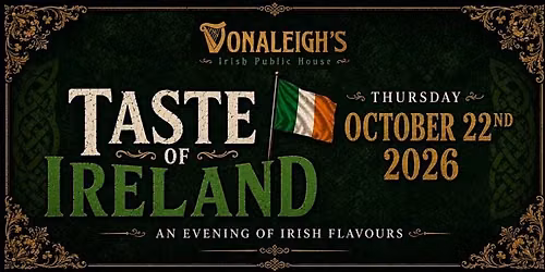 Tasting Series:  A Taste of Ireland