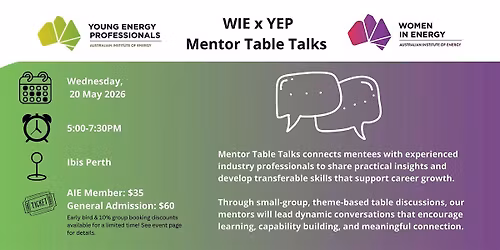 WIE x YEP Mentor Table Talks