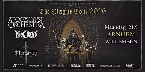 Apocalypse Orchestra (SE) + Morgarten (CH) + Trold (DK) in Willemeen - EXCL. NL Show