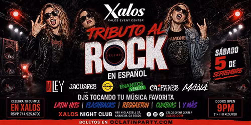 TRIBUTO AL ROCK EN ESPA\u00d1OL ft. DELIRIO | XALOS BAR