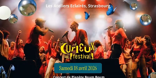 Concert - Plan\u00e8te Boum Boum et Lady Pipette - Le Curieux Festival 