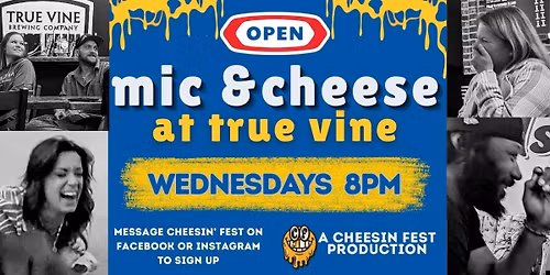 SHOW + OPEN MIC & CHEESE