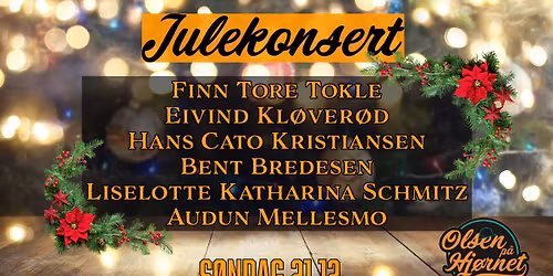 Julekonsert \/\/ Olsen p\u00e5 Hj\u00f8rnet - s\u00f8ndag 21.12