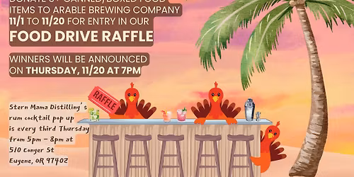 Hoppy Island Nights: Food Drive