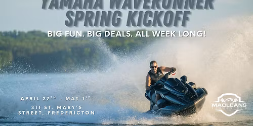 Yamaha Waverunner Spring Kickoff Week