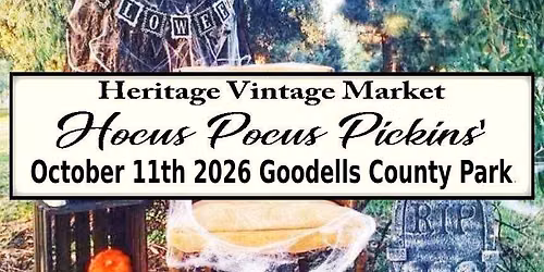 'Hocus Pocus Pickins' Fall Market 