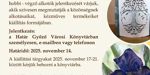 Felh\u00edv\u00e1s - III. Alkot\u00f3 kezek ki\u00e1ll\u00edt\u00e1s