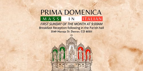 La Prima Domenica: Mass in Italian