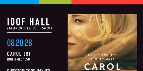 SFF Movie Club - Carol