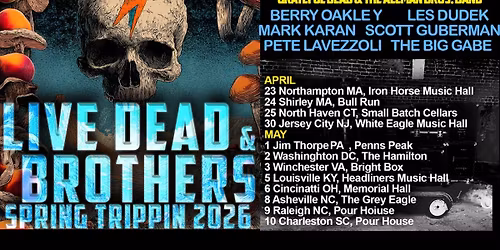 Live Dead & Brothers: An All-Star Celebration of Grateful Dead & Allman Brothers at The Grey Eagle