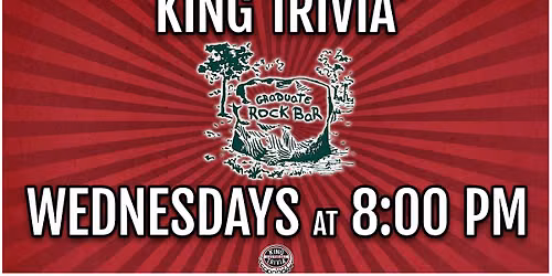 Trivia Night at Graduate Rock Bar