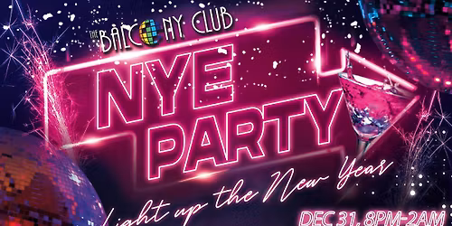 New Years Eve Party at The Balcony Club 