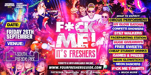 F*CK ME It's Freshers - Portsmouth Freshers 2025