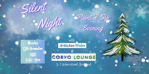 Silent Night - Christmas Paint n Sip Evening