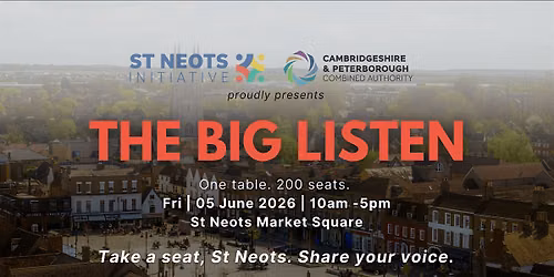 The Big Listen: One Table. One Town.