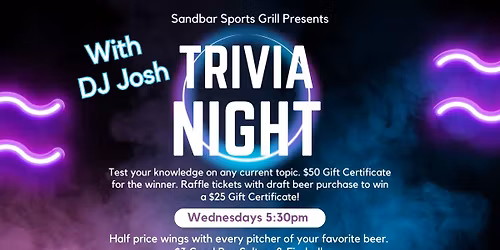 Sandbar Trivia with Josh