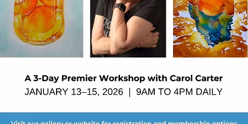 Painting from the Heart \u2014 A 3-Day Premier Workshop with Carol Carter