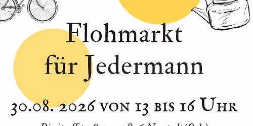 Flohmarkt f\u00fcr Jedermann am bodyHOUSE