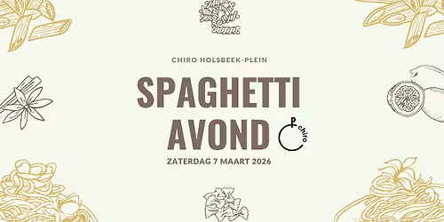 Spaghettiavond 2026