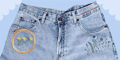 Stitch Class: Embroider Your Clothes!