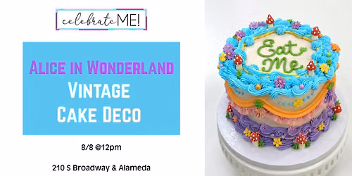 Alice in Wonderland: Vintage Cake Deco