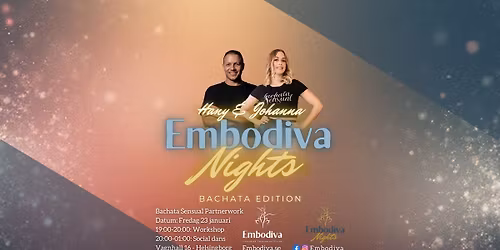 Embodiva Nights: Bachata Workshop + Social Dans med Hany & Johanna
