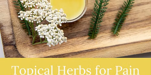 Topical Herbs for Pain