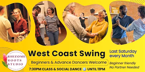 West Coast Swing Class & Social Dance- Last Sat in Ypsi