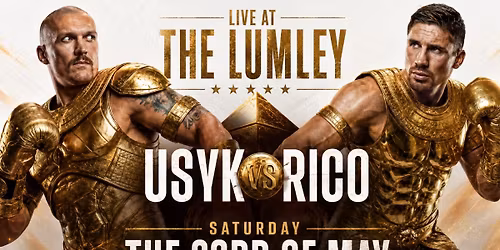 USYK VS RICO LIVE AT THE LUMLEY \ud83e\udd4a