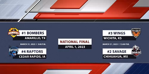 Wichita Wings at Iowa Raptors FC