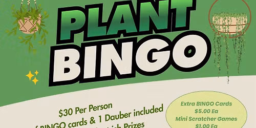 \ud83c\udf31\u2728 PLANT BINGO NIGHT! \u2728\ud83c\udf31