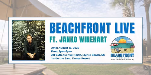 Beachfront Live ft Janko Winehart