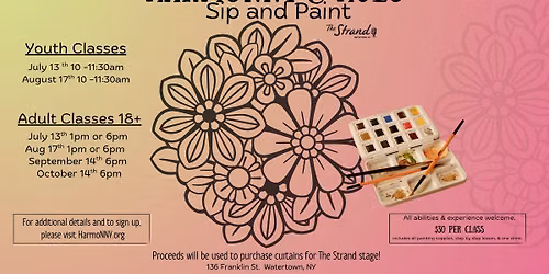 YOUTH HarmoNNY and Hues - Paint and Sip