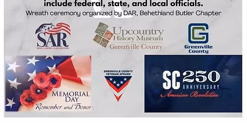 Greenville County Memorial Day 