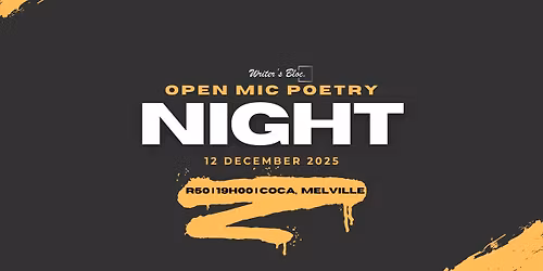 Open Mic Night - Final Chapter of 2025