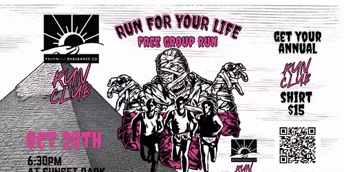 Run For Your Life Free Halloween Group Run