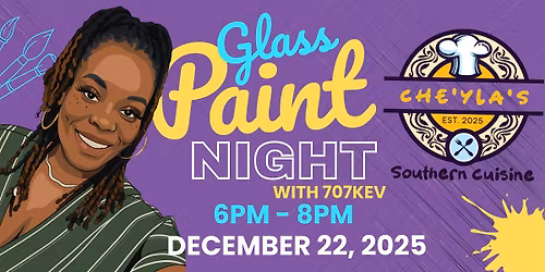Glass Paint Night At Cheyla's