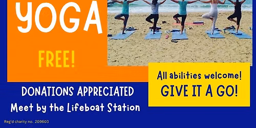 Yoga on the beach!