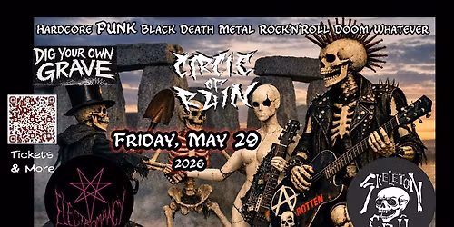 May 29 LIVE Punk show in Oakland: Skeleton Cru and friends!