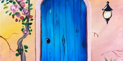 Paint & Sip @ Ruby Sunshine (Downtown): Tuscan Blue Door