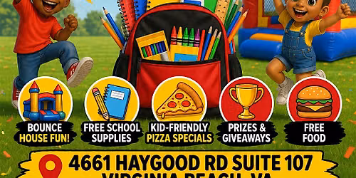 Back 2 School Family Fun Day & Stuff the Shop School Supply Giveaway
